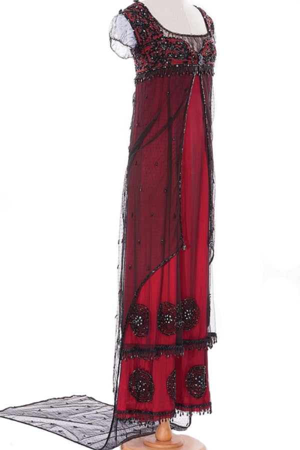 rose titanic red dress I was OBSESSED with the red dress, with the entire Titanic movie when it  came out, I was about 10 years old at the time. I was given a Rose Barbie  doll