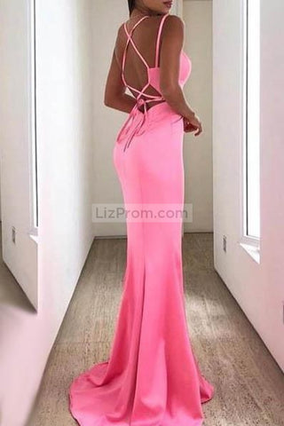 products/2308_Candy_Pink_Lace-Up_V-neck_Slit_Mermaid_Evening_Prom_Dress_1_709.jpg