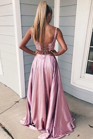 products/A-line_Two_Pieces_Square_Neck_Appliques_High_Slit_Prom_Dress.jpg