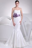 Fabulous Strapless Two-tone Lace Wedding Dress