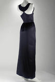 Celebrity Inspired Black Prom Dress Old Hollywood Style