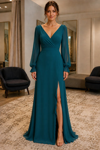files/Dark-Green-Long-Sleeve-Slit-Chiffon-Bridesmaid-Dress-01-front.jpg