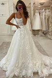 Ivory Lace A-line Vintage Wedding Dress