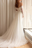 Luxury Mermaid Beaded Off-the-shoulder Evening Gown Wedding Dress