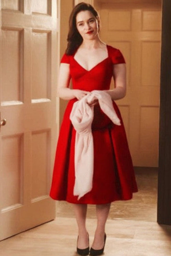Celebrity Inspired Red Party Dress