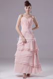 Pink Elegant Mother Of The Bridal Dress With Jacket