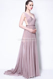 Chic Chiffon Ruffled Prom Dress Bridesmaid Dress Inspired By Taylor Swift