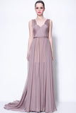 Chic Chiffon Ruffled Prom Dress Bridesmaid Dress Inspired By Taylor Swift