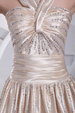 Fabulous Champagne Beaded Prom Dress