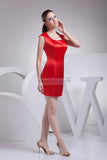 Red Scoop Sexy Bodycon Short Mini Party Dress