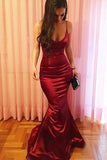 Mermaid Sexy Spaghetti Straps Evening Prom Dress