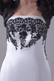 Strapless Applique Mermaid Mother Of Bridal Dress With Jacket