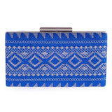 Women's Blue Fashion Prom Clutch